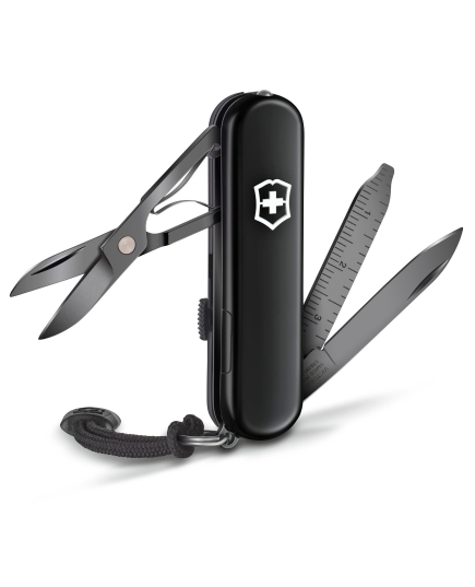 Нож перочинный Victorinox Signature Lite Onyx Black (0.6226.31P) 58мм 8функций черный подар.коробка