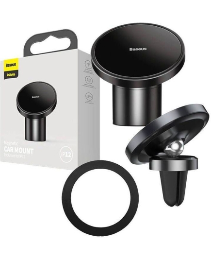 Автомобильный держатель OS-Baseus NeoGravity Magnetic Car Mount (For Dashboards and Air Outlets) Cluster Black