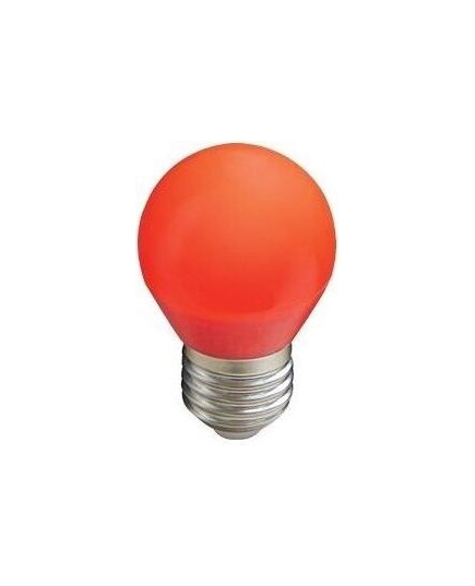 Лампа светодиодная ECOLA globe color 5,0W G45 220V E27 Red шар Красный матовая колба 77x45(1/10/100)