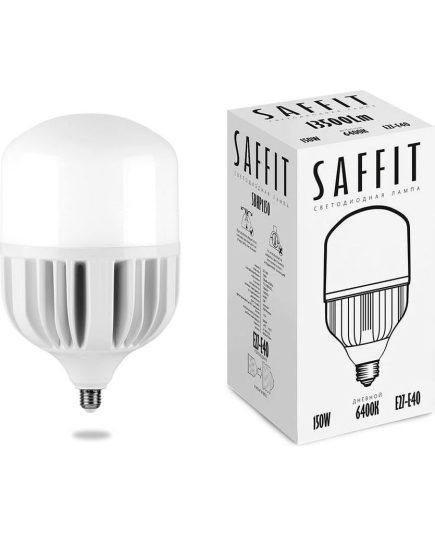 Лампа светодиодная SAFFIT SBHP1150 (55144) 150W 230V Е27-E40 6400K T160