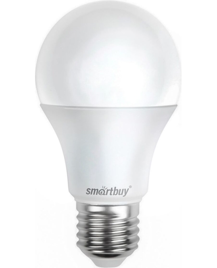 Лампа светодиодная SMARTBUY A60 9Вт 220V 3000K E27 (тёплый свет) (1/10/50)