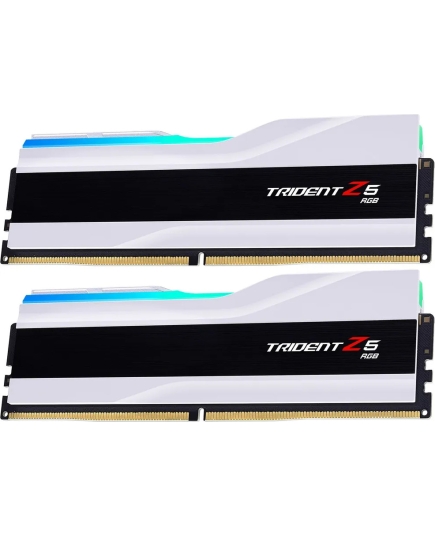 ОЗУ G.SKILL Trident Z5 RGB 64GB (F5-6400J3239G32GX2-TZ5RW) (2x32GB) DDR5 6400MHz CL32 (32-39-39-102) 1.4V / White