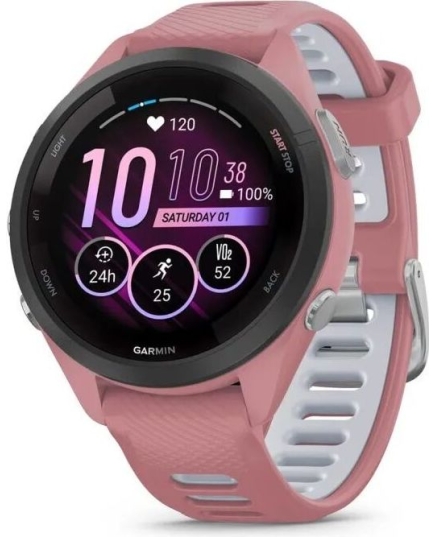 Smart-часы Garmin Forerunner 265S (010-02810-15) 41,7мм розовый