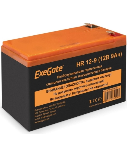 АКБ ExeGate HR 12-9 (129860) 12V 9Ah 1234W