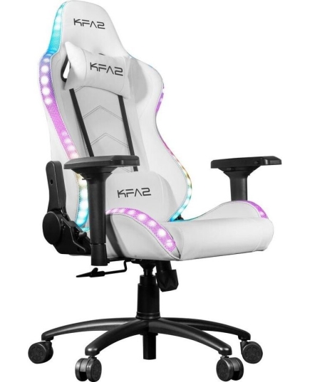 Кресло игровое KFA2 Gaming Chair 01 RGB SE (RK02P4DWY2) White With RGB remote control