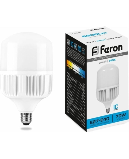 Лампа светодиодная FERON LB-65 (25783) 70W 230V E40 6400K