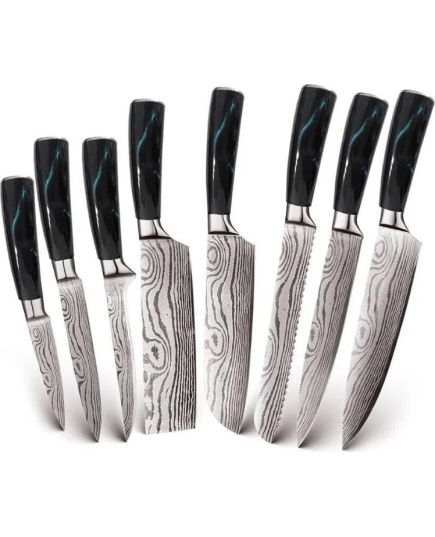 Набор ножей Kitchen Knife Set BU02KN8 blue