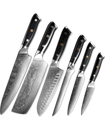 Набор ножей Kitchen Knife Set DA05KN6 black