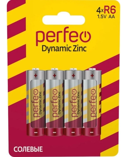 Батарейка Perfeo R6/4BL Dynamic Zinc