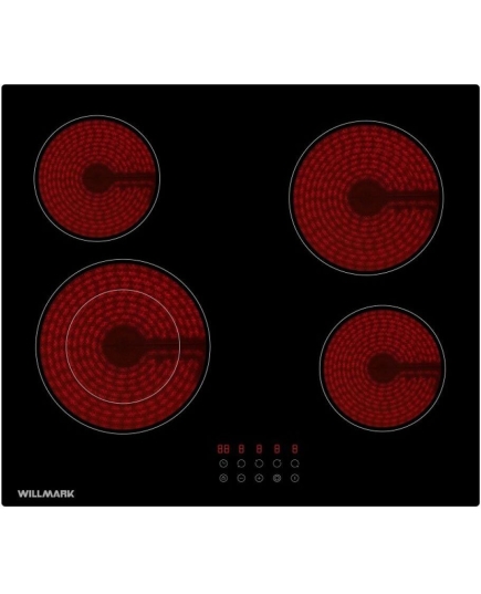 Варочная поверхность WILLMARK WCH-4602R (60см,тайм,блок.поверх,автооткл,9уров.мощ,dual zone стеклокерамическая)