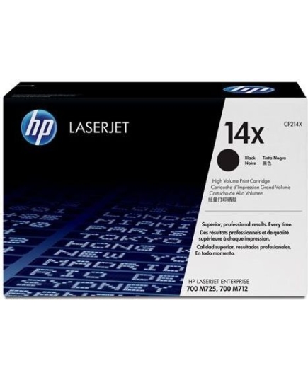 Картридж лазерный HP 14X CF214XH черный (17500стр.) для HP 700/M712 (техн.упак)