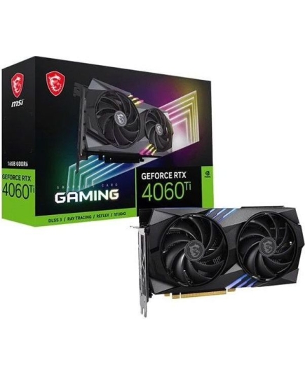 Видеокарта MSI NVIDIA GeForce RTX 4060TI 16Gb (RTX 4060 TI VENTUS 2X BLACK16G)