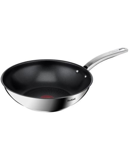 Сковорода ВОК (WOK) Tefal Intuition B8171944 круглая 28см ручка несъемная (без крышки) стальной (2100125812)