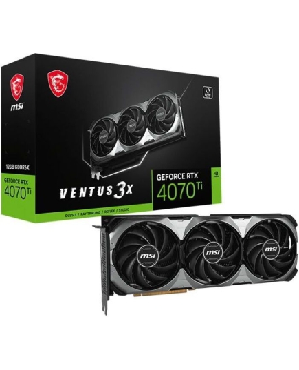 Видеокарта MSI RTX4070Ti VENTUS 3X E1 12GB (RTX 4070 Ti VENTUS 3X E1 12G O)