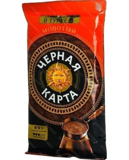 Кофе молотый Черная Карта для турки 100 г (4602216000728)