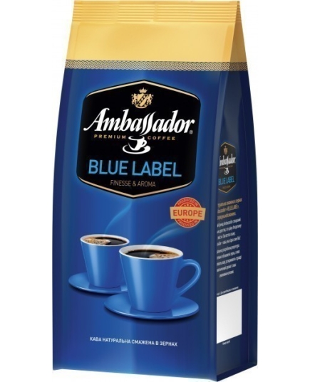 Кофе в зернах Ambassador Blue Label 1 кг (7612654000034)