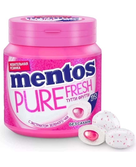 Жевательная резинка Mentos Pure Fresh Тутти-Фрутти 100 г (46225924)