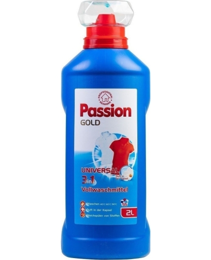 Гель для стирки Passion Gold Universal 3 в 1 универсальный 2л(4260145998136)