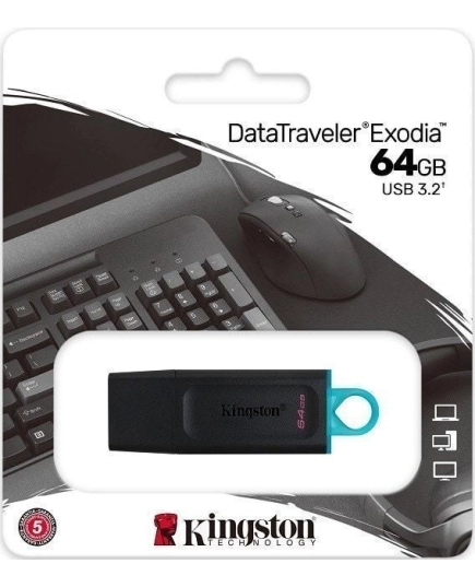 USB-флэш 64 ГБ Kingston DataTraveler Exodia (DTX/64GB)