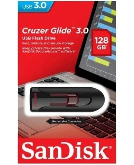 USB-флэш 128 ГБ SanDisk Cruzer Glide (SDCZ600-128G-G35)