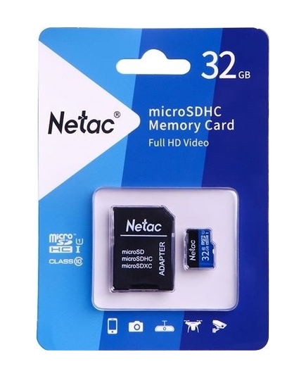 Карта памяти microSDHC 32 ГБ Netac P500 (NT02P500STN-032G-R)