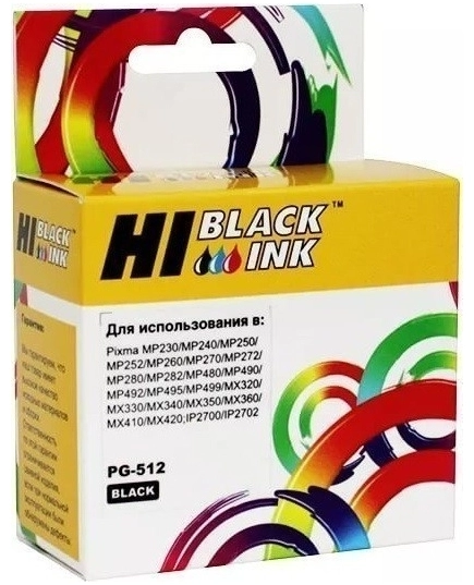 Картридж струйный Hi-Black PG-512 (HB-PG-512)