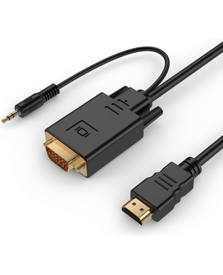 Кабель HDMI-VGA+jack3.5 Cablexpert (A-HDMI-VGA-03-6)