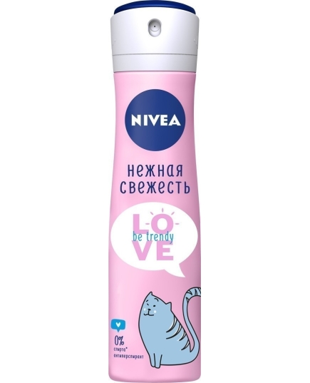 Дезодорант-антиперспирант спрей Nivea Love Be Trendy Нежная Свежесть 150 мл (4005900837424)