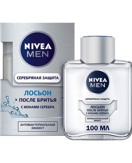 Лосьон после бритья Nivea Серебряная защита 100 мл (4005808539789)