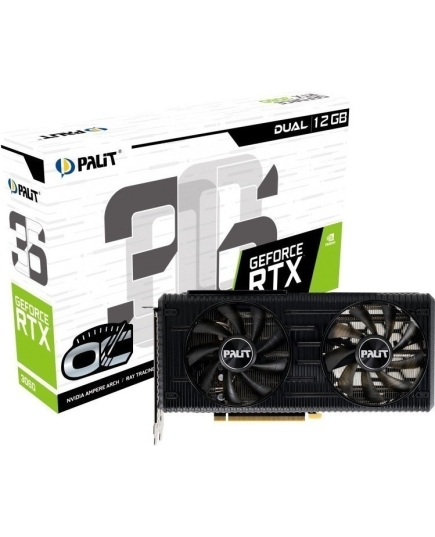 Видеокарта nVidia RTX 3060 Palit RTX 3060 Dual OC (NE63060T19K9-190AD)