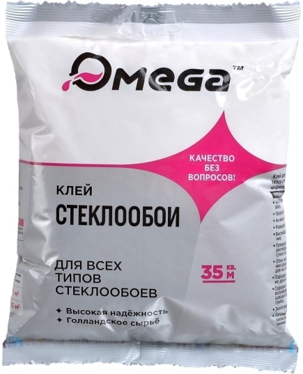 Клеи для обоев Omega Стеклообои 300 г (4631152185152)