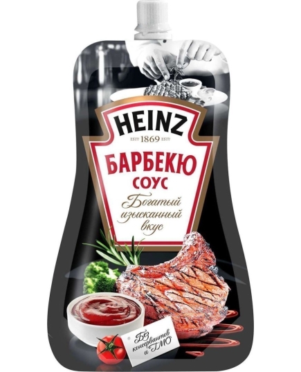 Соус томатный Барбекю Heinz 230 г (4601674009373)