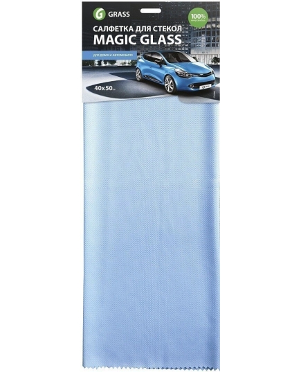 Салфетка микрофибра для стекла Grass Magic Glass 40 х 50 см (4607072193980)