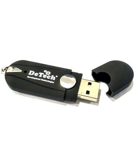 Флеш-накопительUSB Flash DeTech 32GB Swivel Black