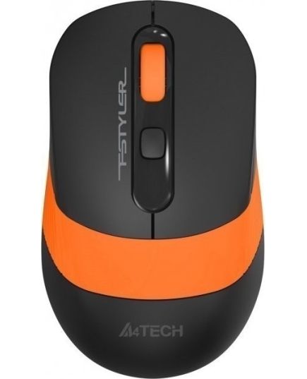 Мышь беспроводная A4Tech Fstyler FG10S Black Orange