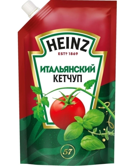 Кетчуп томатный Heinz Итальянский 350 г (4601674009397)