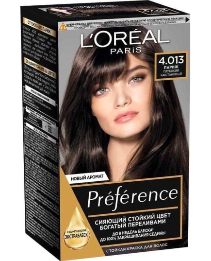 Краска для волос L’Oreal Paris Preference 4.01 Париж (3600521916704)