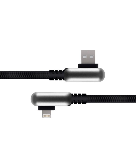 Кабель Rombica Digital Electron I, Lightning to USB, длина 1,2 м. Цвет черный.