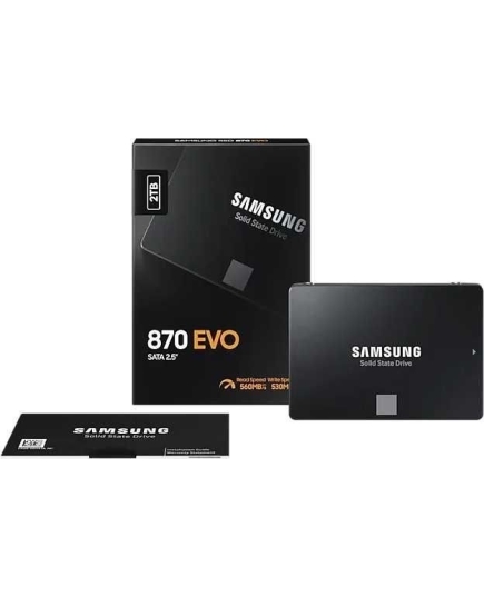 SSD-накопитель 2.5' 2Тб Samsung 870 EVO (MZ-77E2T0BW)