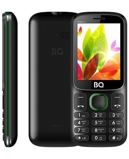 Мобильный телефон BQ StepL+New Black Green (BQ-2440)