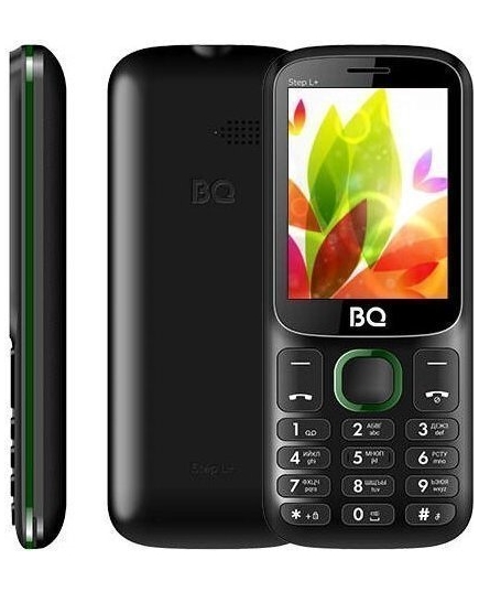 Телефон BQ 2440 Step L+ Black Green