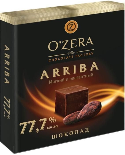 Шоколад O`Zera Arriba 77.7 % 90 г (4600452017067)