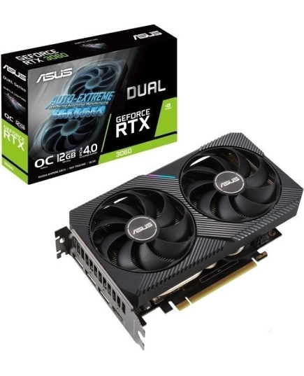 Видеокарта nVidia RTX 3060 Asus DUAL-RTX3060-O12G-V2 (90YV0GB2-M0NA10)