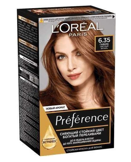 Краска для волос L'Oreal Paris Preference 6.35 Гавана (3600520248967)