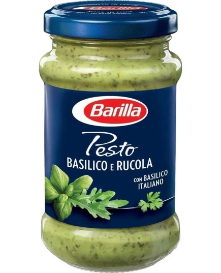 Соус Barilla Pesto con Basilico e Rucola с базиликом и рукколой 190 г (8076809545396)