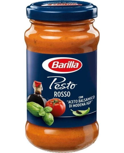 Соус Barilla Pesto Rosso c томатами и базиликом 200 г (8076809523547)