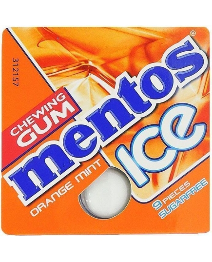 Жевательная резинка Mentos Ice Апельсин и Мята 12.9 г (8935001720706)