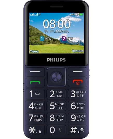 Мобильный телефон Philips E207 Xenium (Black)