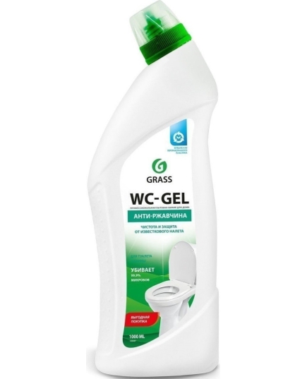 Средство для чистки сантехники Grass WC-Gel 1 л (4630037512205)