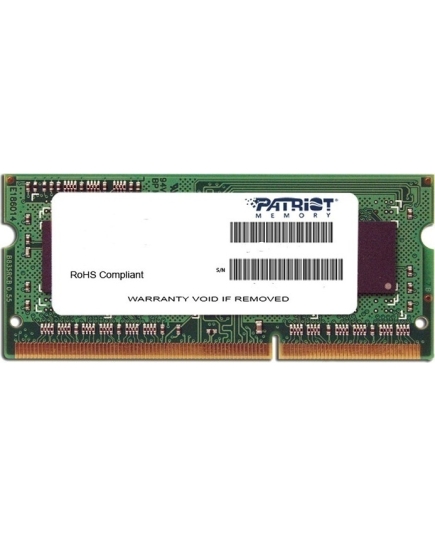 Оперативная память SO-DIMM DDR3 4Гб Patriot Signature (PSD34G160081S)